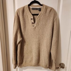 Oscar de La Renta Large cream men sweater
